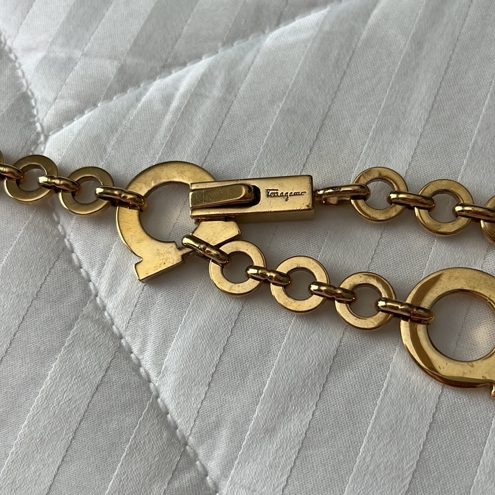 Ferragamo Gold Belt/Necklace Vintage - Picture 6 of 6